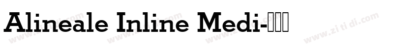 Alineale Inline Medi字体转换